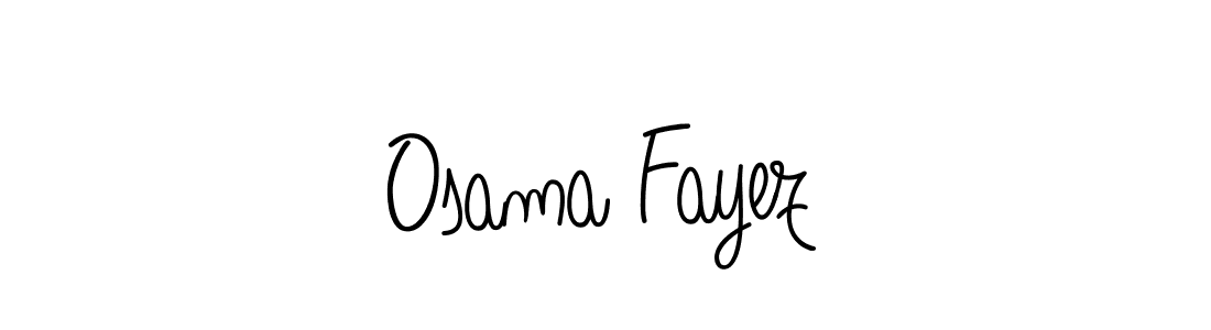 How to make Osama Fayez signature? Angelique-Rose-font-FFP is a professional autograph style. Create handwritten signature for Osama Fayez name. Osama Fayez signature style 5 images and pictures png