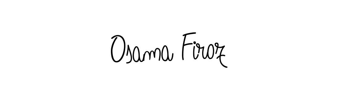 Also You can easily find your signature by using the search form. We will create Osama Firoz name handwritten signature images for you free of cost using Angelique-Rose-font-FFP sign style. Osama Firoz signature style 5 images and pictures png