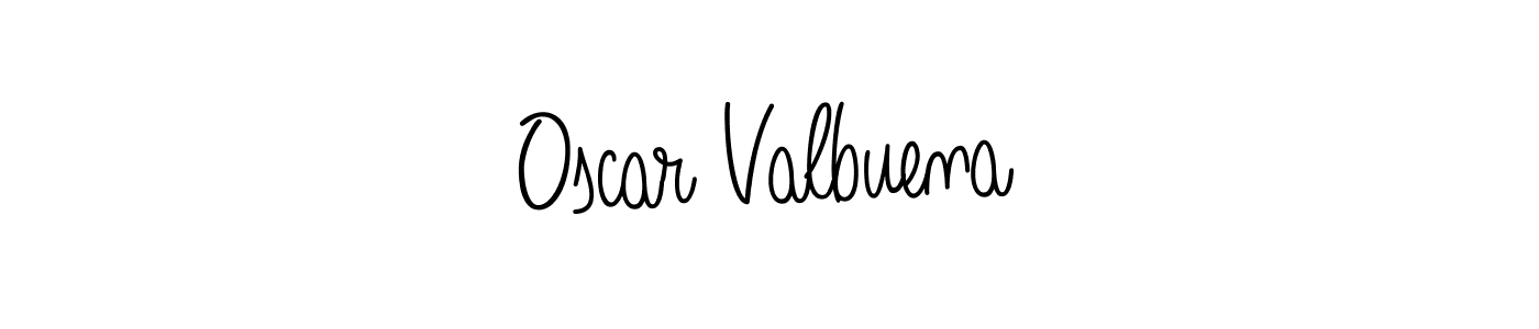 The best way (Angelique-Rose-font-FFP) to make a short signature is to pick only two or three words in your name. The name Oscar Valbuena include a total of six letters. For converting this name. Oscar Valbuena signature style 5 images and pictures png
