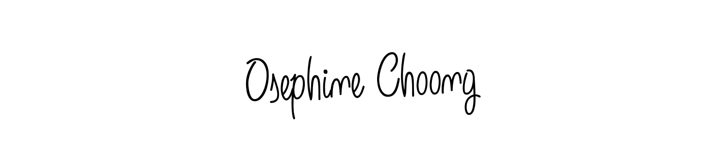 How to Draw Osephine Choong signature style? Angelique-Rose-font-FFP is a latest design signature styles for name Osephine Choong. Osephine Choong signature style 5 images and pictures png