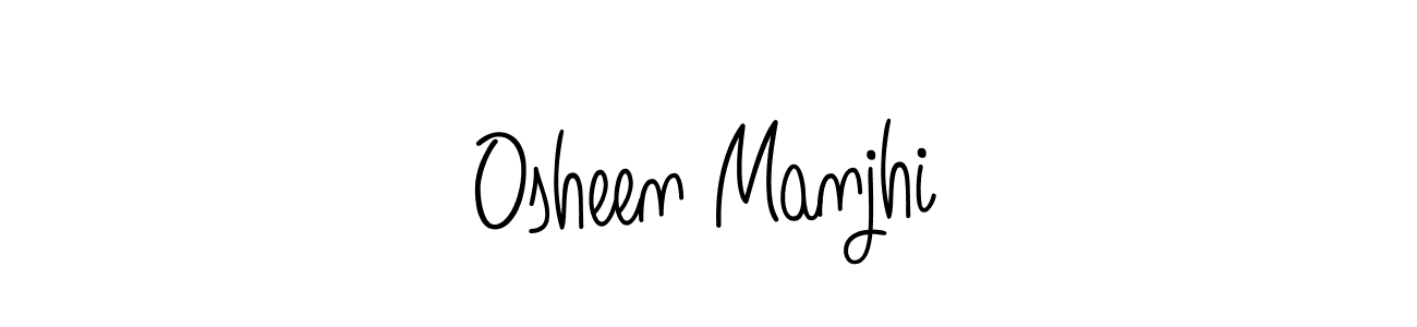 Make a beautiful signature design for name Osheen Manjhi. Use this online signature maker to create a handwritten signature for free. Osheen Manjhi signature style 5 images and pictures png