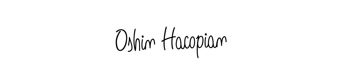 Also we have Oshin Hacopian name is the best signature style. Create professional handwritten signature collection using Angelique-Rose-font-FFP autograph style. Oshin Hacopian signature style 5 images and pictures png
