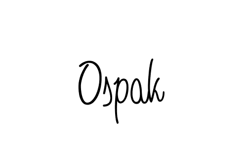 Best and Professional Signature Style for Ospak. Angelique-Rose-font-FFP Best Signature Style Collection. Ospak signature style 5 images and pictures png