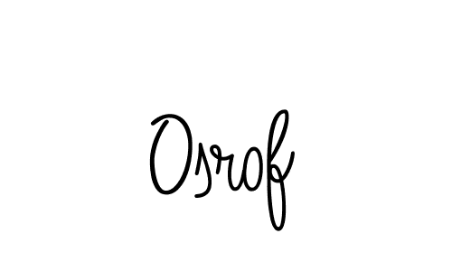 How to make Osrof signature? Angelique-Rose-font-FFP is a professional autograph style. Create handwritten signature for Osrof name. Osrof signature style 5 images and pictures png