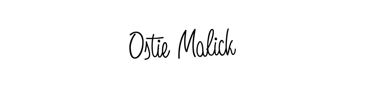 Also we have Ostie Malick name is the best signature style. Create professional handwritten signature collection using Angelique-Rose-font-FFP autograph style. Ostie Malick signature style 5 images and pictures png