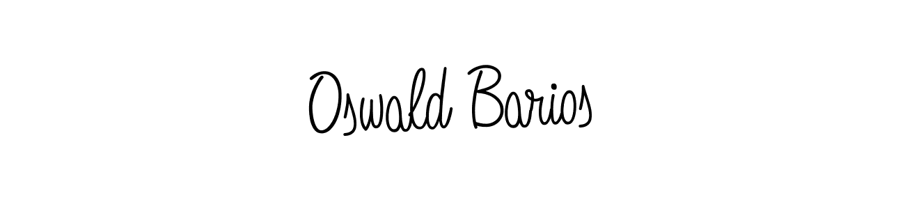 How to make Oswald Barios signature? Angelique-Rose-font-FFP is a professional autograph style. Create handwritten signature for Oswald Barios name. Oswald Barios signature style 5 images and pictures png
