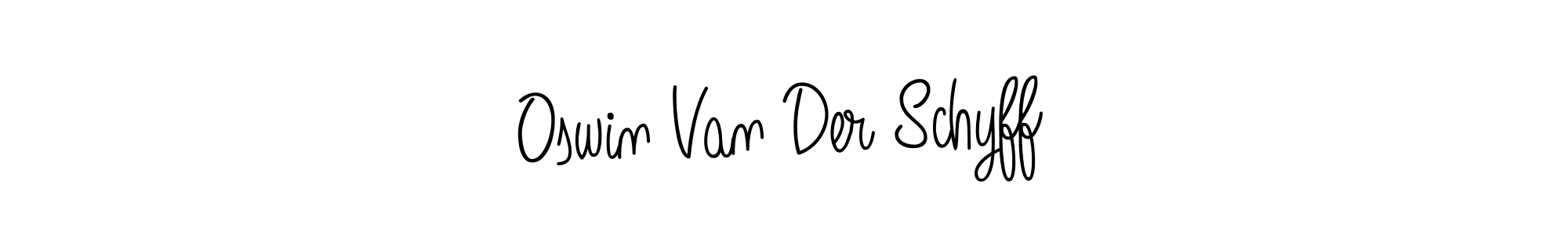 The best way (Angelique-Rose-font-FFP) to make a short signature is to pick only two or three words in your name. The name Oswin Van Der Schyff include a total of six letters. For converting this name. Oswin Van Der Schyff signature style 5 images and pictures png