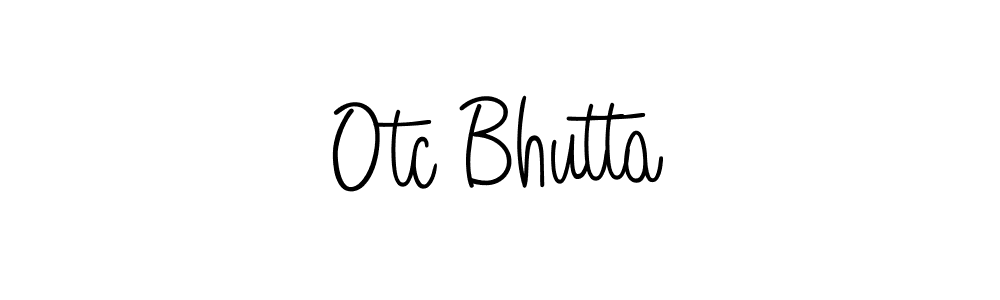Create a beautiful signature design for name Otc Bhutta. With this signature (Angelique-Rose-font-FFP) fonts, you can make a handwritten signature for free. Otc Bhutta signature style 5 images and pictures png