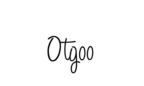 The best way (Angelique-Rose-font-FFP) to make a short signature is to pick only two or three words in your name. The name Otgoo include a total of six letters. For converting this name. Otgoo signature style 5 images and pictures png