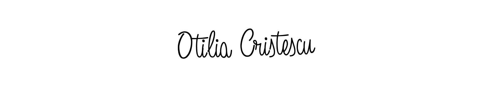 How to make Otilia Cristescu name signature. Use Angelique-Rose-font-FFP style for creating short signs online. This is the latest handwritten sign. Otilia Cristescu signature style 5 images and pictures png