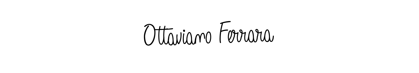 You should practise on your own different ways (Angelique-Rose-font-FFP) to write your name (Ottaviano Ferrara) in signature. don't let someone else do it for you. Ottaviano Ferrara signature style 5 images and pictures png