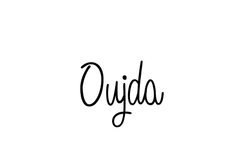 How to Draw Oujda signature style? Angelique-Rose-font-FFP is a latest design signature styles for name Oujda. Oujda signature style 5 images and pictures png