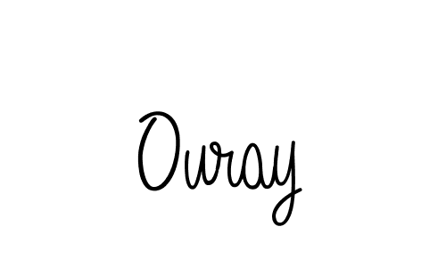 How to make Ouray signature? Angelique-Rose-font-FFP is a professional autograph style. Create handwritten signature for Ouray name. Ouray signature style 5 images and pictures png