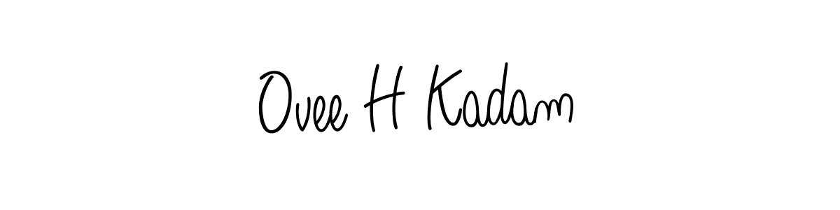 This is the best signature style for the Ovee H Kadam name. Also you like these signature font (Angelique-Rose-font-FFP). Mix name signature. Ovee H Kadam signature style 5 images and pictures png