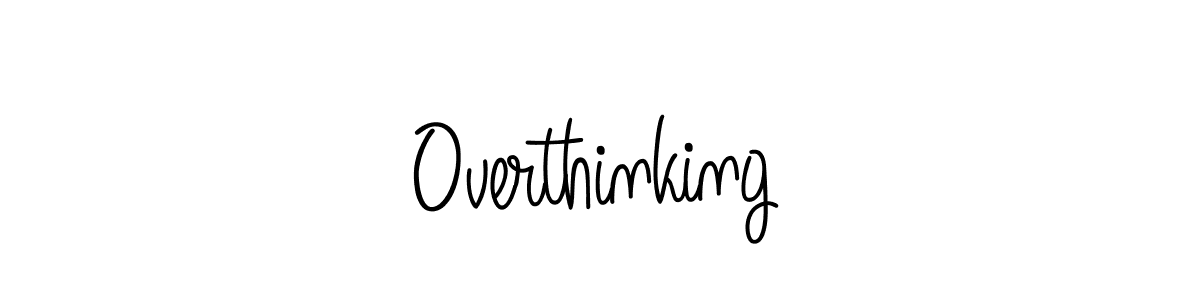 Best and Professional Signature Style for Overthinking. Angelique-Rose-font-FFP Best Signature Style Collection. Overthinking signature style 5 images and pictures png