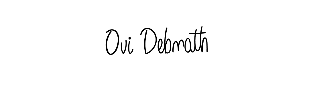 How to make Ovi Debnath signature? Angelique-Rose-font-FFP is a professional autograph style. Create handwritten signature for Ovi Debnath name. Ovi Debnath signature style 5 images and pictures png