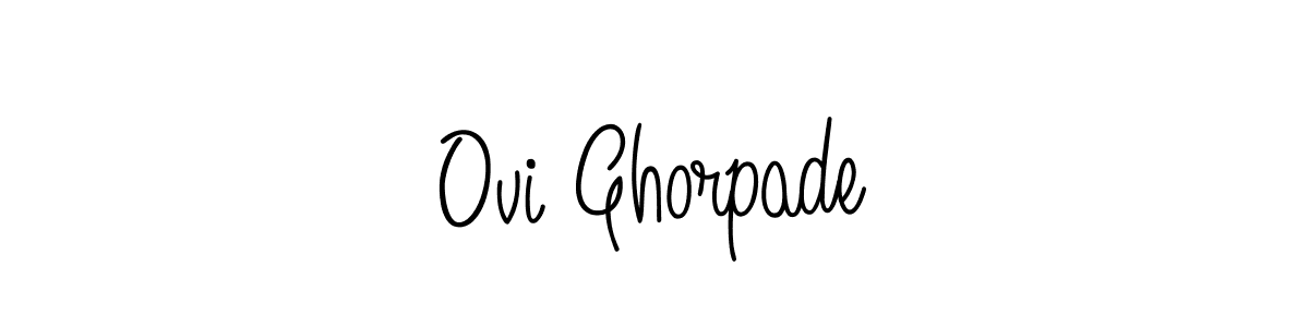 It looks lik you need a new signature style for name Ovi Ghorpade. Design unique handwritten (Angelique-Rose-font-FFP) signature with our free signature maker in just a few clicks. Ovi Ghorpade signature style 5 images and pictures png