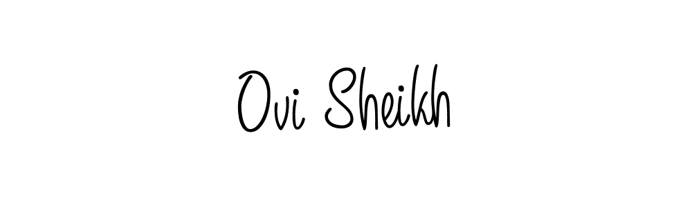 Make a beautiful signature design for name Ovi Sheikh. Use this online signature maker to create a handwritten signature for free. Ovi Sheikh signature style 5 images and pictures png