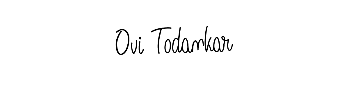 Make a short Ovi Todankar signature style. Manage your documents anywhere anytime using Angelique-Rose-font-FFP. Create and add eSignatures, submit forms, share and send files easily. Ovi Todankar signature style 5 images and pictures png