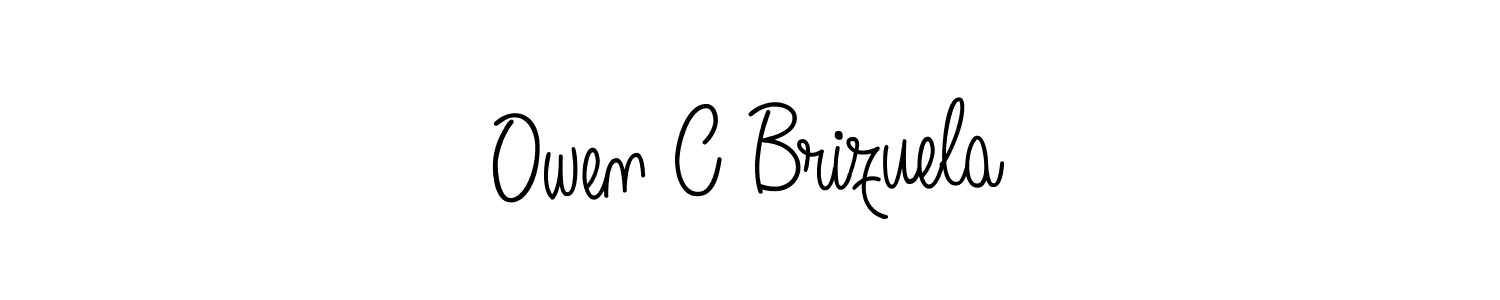 How to Draw Owen C Brizuela signature style? Angelique-Rose-font-FFP is a latest design signature styles for name Owen C Brizuela. Owen C Brizuela signature style 5 images and pictures png