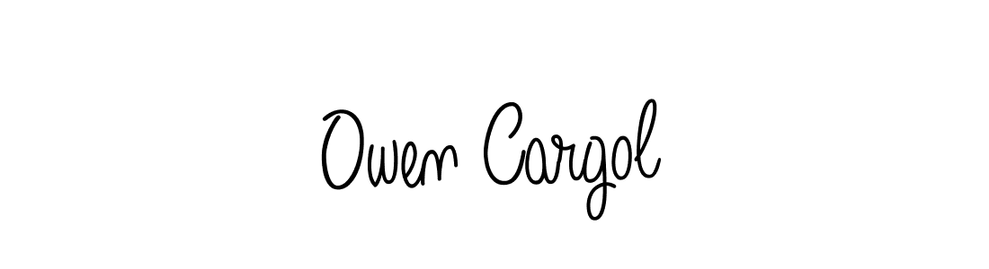 Use a signature maker to create a handwritten signature online. With this signature software, you can design (Angelique-Rose-font-FFP) your own signature for name Owen Cargol. Owen Cargol signature style 5 images and pictures png