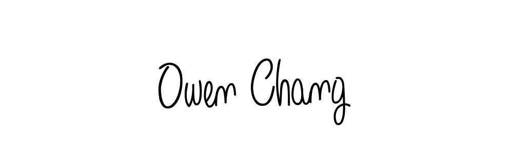 Make a beautiful signature design for name Owen Chang. With this signature (Angelique-Rose-font-FFP) style, you can create a handwritten signature for free. Owen Chang signature style 5 images and pictures png