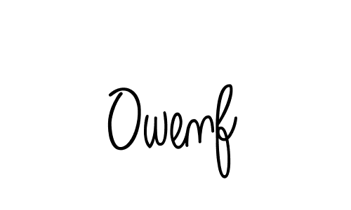 Create a beautiful signature design for name Owenf. With this signature (Angelique-Rose-font-FFP) fonts, you can make a handwritten signature for free. Owenf signature style 5 images and pictures png