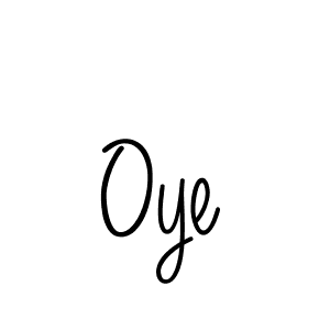 Oye stylish signature style. Best Handwritten Sign (Angelique-Rose-font-FFP) for my name. Handwritten Signature Collection Ideas for my name Oye. Oye signature style 5 images and pictures png