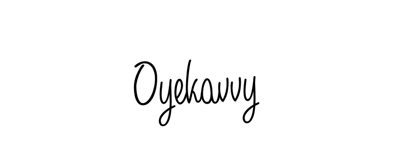 Once you've used our free online signature maker to create your best signature Angelique-Rose-font-FFP style, it's time to enjoy all of the benefits that Oyekavvy name signing documents. Oyekavvy signature style 5 images and pictures png