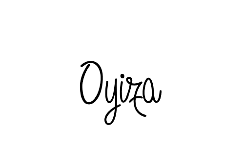 You should practise on your own different ways (Angelique-Rose-font-FFP) to write your name (Oyiza) in signature. don't let someone else do it for you. Oyiza signature style 5 images and pictures png