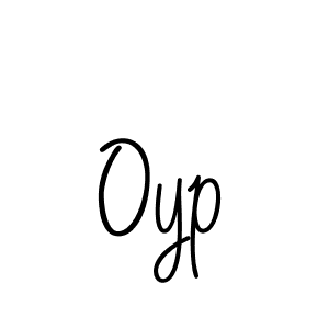 How to make Oyp name signature. Use Angelique-Rose-font-FFP style for creating short signs online. This is the latest handwritten sign. Oyp signature style 5 images and pictures png