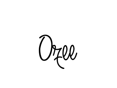 You should practise on your own different ways (Angelique-Rose-font-FFP) to write your name (Ozee) in signature. don't let someone else do it for you. Ozee signature style 5 images and pictures png