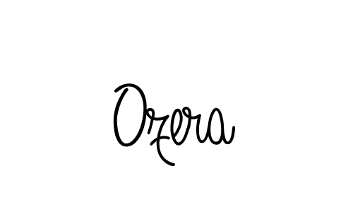 How to make Ozera signature? Angelique-Rose-font-FFP is a professional autograph style. Create handwritten signature for Ozera name. Ozera signature style 5 images and pictures png