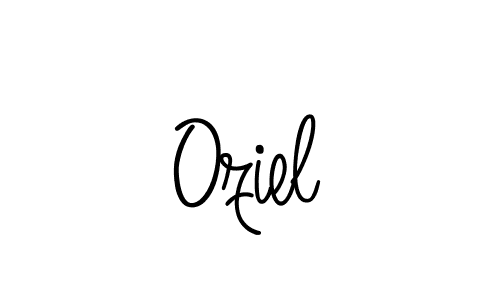Once you've used our free online signature maker to create your best signature Angelique-Rose-font-FFP style, it's time to enjoy all of the benefits that Oziel name signing documents. Oziel signature style 5 images and pictures png