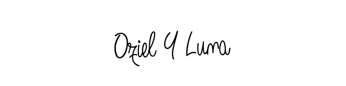 Also You can easily find your signature by using the search form. We will create Oziel Y Luna name handwritten signature images for you free of cost using Angelique-Rose-font-FFP sign style. Oziel Y Luna signature style 5 images and pictures png