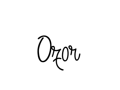 How to make Ozor signature? Angelique-Rose-font-FFP is a professional autograph style. Create handwritten signature for Ozor name. Ozor signature style 5 images and pictures png