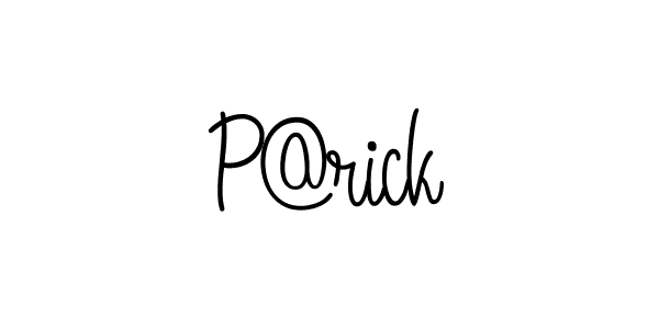 How to Draw P@rick signature style? Angelique-Rose-font-FFP is a latest design signature styles for name P@rick. P@rick signature style 5 images and pictures png