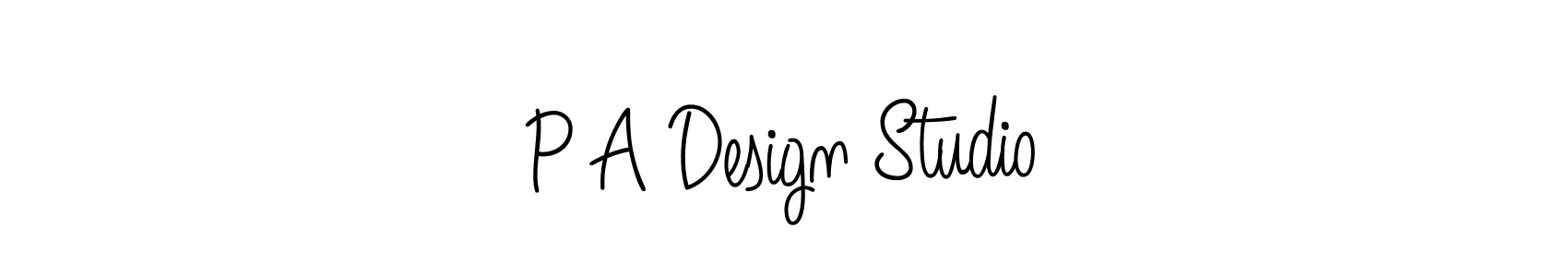 Design your own signature with our free online signature maker. With this signature software, you can create a handwritten (Angelique-Rose-font-FFP) signature for name P A Design Studio. P A Design Studio signature style 5 images and pictures png