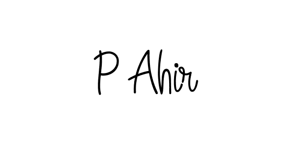Also You can easily find your signature by using the search form. We will create P Ahir name handwritten signature images for you free of cost using Angelique-Rose-font-FFP sign style. P Ahir signature style 5 images and pictures png