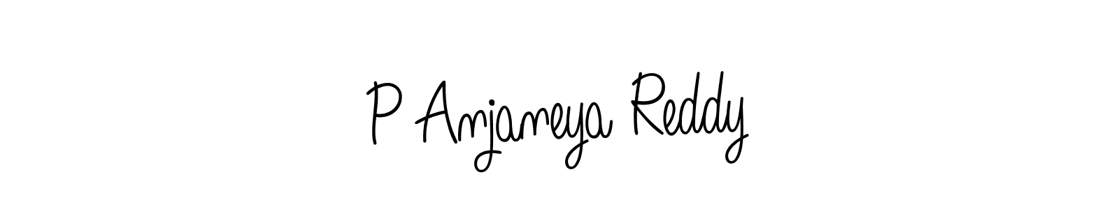 Design your own signature with our free online signature maker. With this signature software, you can create a handwritten (Angelique-Rose-font-FFP) signature for name P Anjaneya Reddy. P Anjaneya Reddy signature style 5 images and pictures png