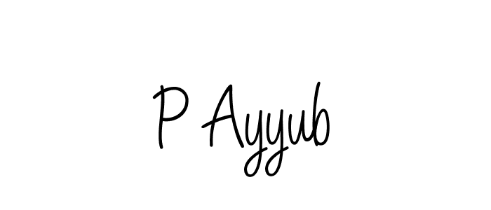 Also You can easily find your signature by using the search form. We will create P Ayyub name handwritten signature images for you free of cost using Angelique-Rose-font-FFP sign style. P Ayyub signature style 5 images and pictures png