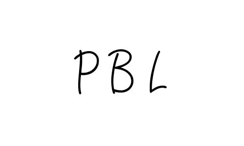 You should practise on your own different ways (Angelique-Rose-font-FFP) to write your name (P B L) in signature. don't let someone else do it for you. P B L signature style 5 images and pictures png