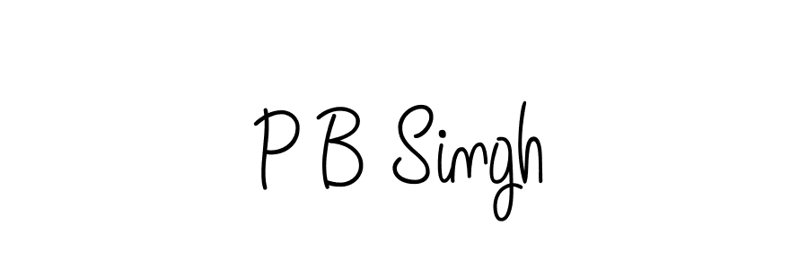 How to make P B Singh signature? Angelique-Rose-font-FFP is a professional autograph style. Create handwritten signature for P B Singh name. P B Singh signature style 5 images and pictures png