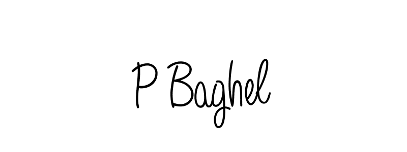 if you are searching for the best signature style for your name P Baghel. so please give up your signature search. here we have designed multiple signature styles  using Angelique-Rose-font-FFP. P Baghel signature style 5 images and pictures png