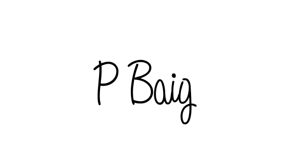 Check out images of Autograph of P Baig name. Actor P Baig Signature Style. Angelique-Rose-font-FFP is a professional sign style online. P Baig signature style 5 images and pictures png