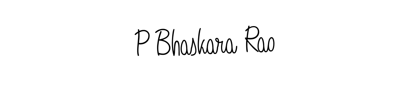 Also we have P Bhaskara Rao name is the best signature style. Create professional handwritten signature collection using Angelique-Rose-font-FFP autograph style. P Bhaskara Rao signature style 5 images and pictures png