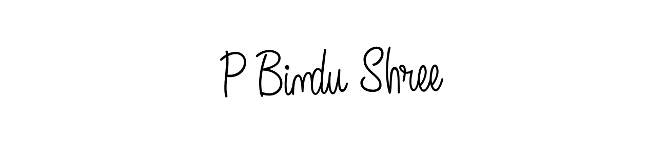 Once you've used our free online signature maker to create your best signature Angelique-Rose-font-FFP style, it's time to enjoy all of the benefits that P Bindu Shree name signing documents. P Bindu Shree signature style 5 images and pictures png