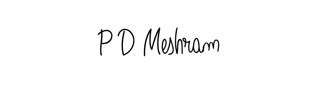 if you are searching for the best signature style for your name P D Meshram. so please give up your signature search. here we have designed multiple signature styles  using Angelique-Rose-font-FFP. P D Meshram signature style 5 images and pictures png