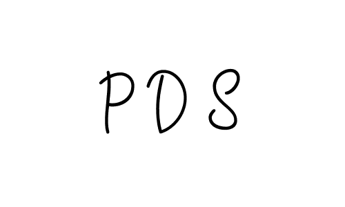 Design your own signature with our free online signature maker. With this signature software, you can create a handwritten (Angelique-Rose-font-FFP) signature for name P D S. P D S signature style 5 images and pictures png