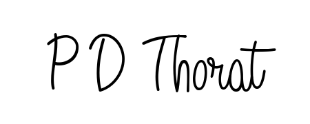 Discover how P D Thorat looks in an executive cursive font (Angelique-Rose-font-FFP). Perfect for legal documents, invoices, and certificates. P D Thorat signature style 5 images and pictures png
